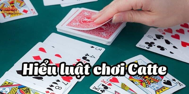 Luật chơi cơ bản cần nắm trong cách đánh bài catte